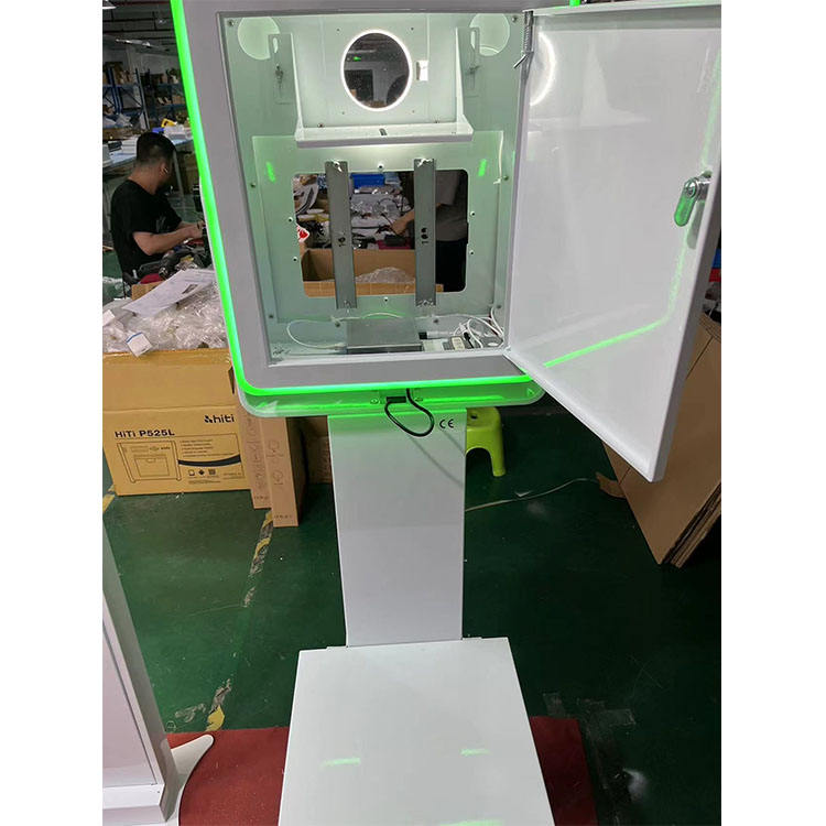 Square Head Surface & iPad Photo Booth with Printer Shelf Wedding Photo Booth(Contact to place an order)