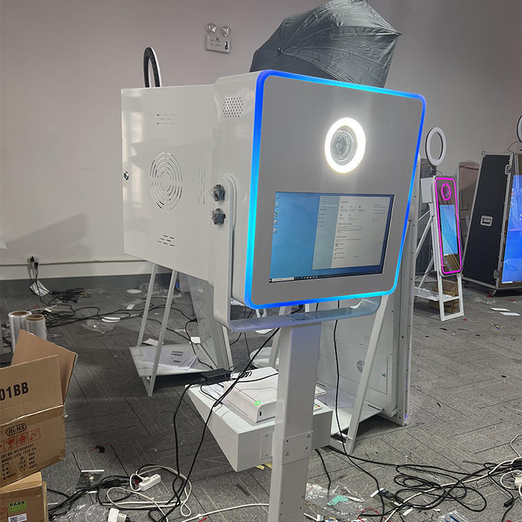 Magic Mirror Selfie Booth Touch Screen DSLR Photo Booth Shell With Camera and Printer for Party(Contact to place an order)