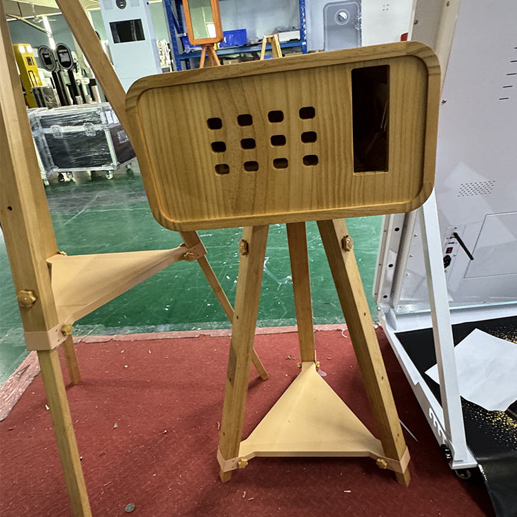18.5 Inch Touch Screen Vintage Wood Material DSLR Photo Booth(Contact to place an order)