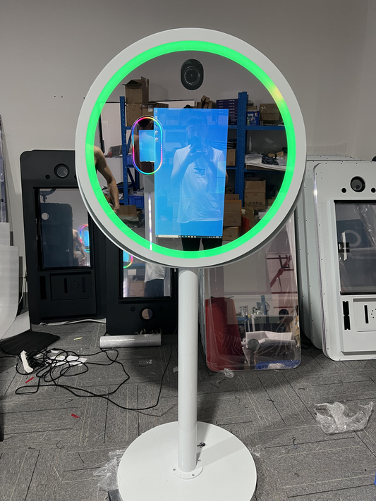 21.5 Inch Round Mirror Booth for Wedding(Contact to place an order)