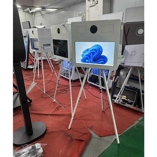 High Quality 21.5 Inch Touch Screen DSLR Booth with Inside Printer Holder Photo Booth for Party and Wedding(Contact to place an order)