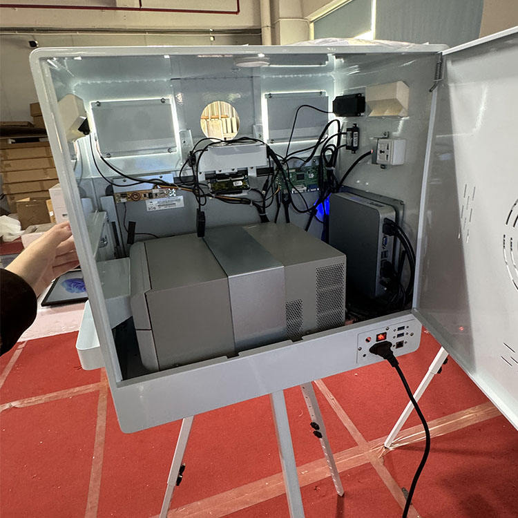 High Quality 21.5 Inch Touch Screen DSLR Booth with Inside Printer Holder Photo Booth for Party and Wedding(Contact to place an order)