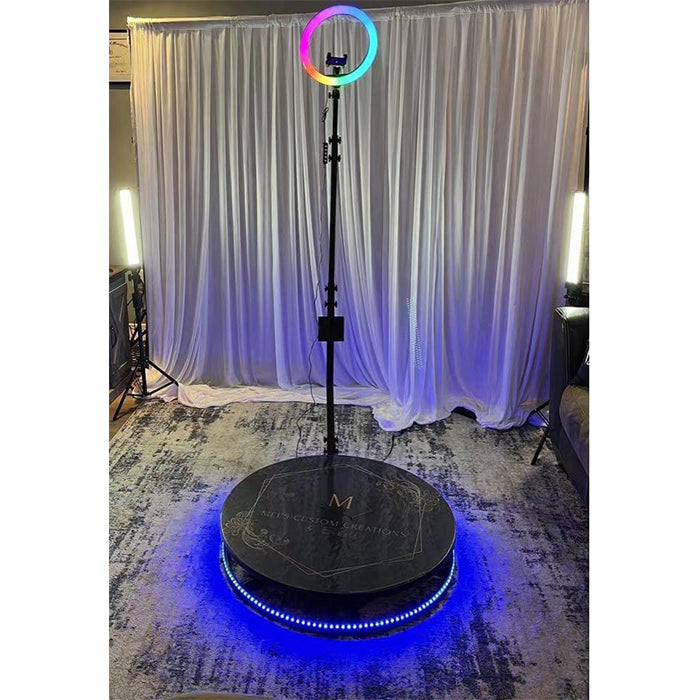 360 Photo Booth Printer Portable DSLR Camera Mirror Photo Booth For Party（Contact to place an order）