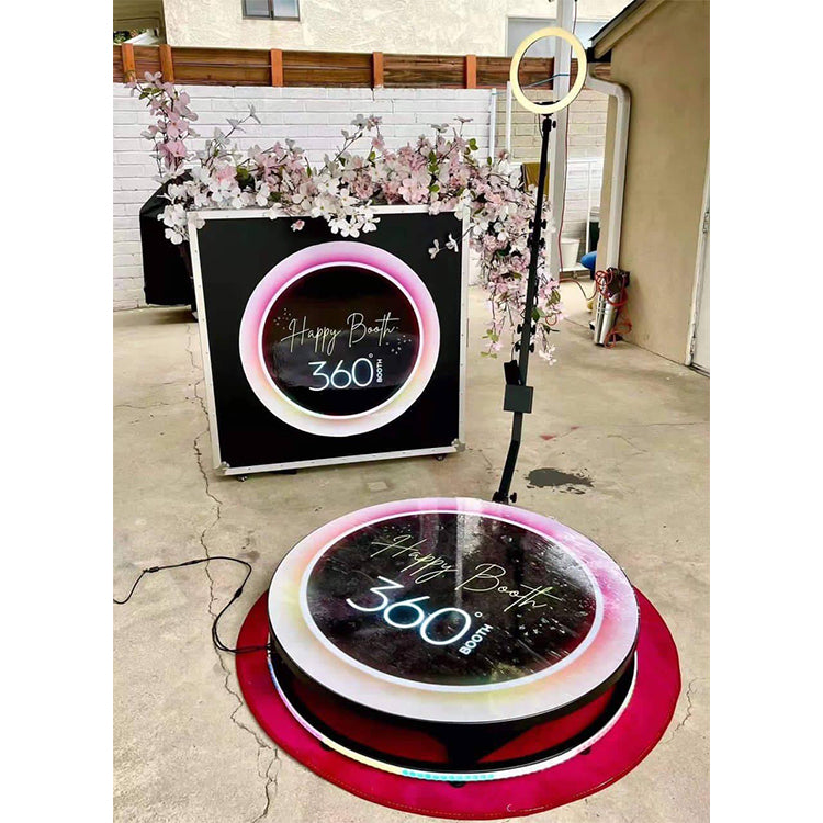 360 Photo Booth Printer Portable DSLR Camera Mirror Photo Booth For Party（Contact to place an order）