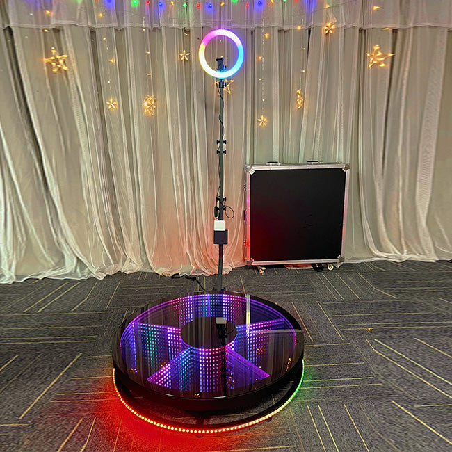 Selfie Portable Photo Booth Wedding And Events 360 Video Booth Machine For Party Exhibition Trade Show Booth（Contact to place an order）