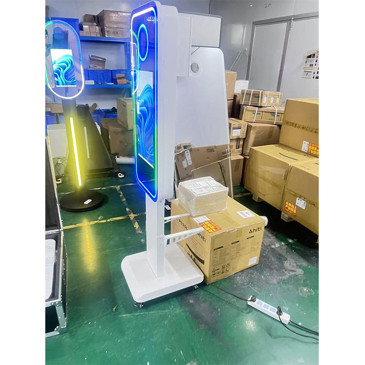 40 Inch Magic Mirror Photo Booth with Movable Stand for Wedding Party DSLR Camera Mirror Photo Booth（Contact to place an order）