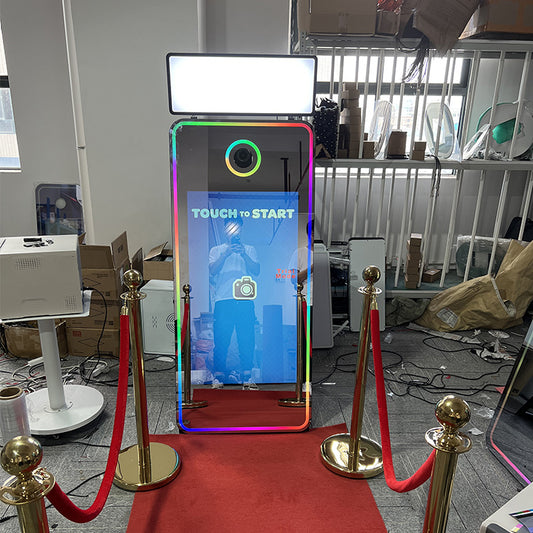 DSLR Camera Magic Mirror Photo Booth Touch Screen Led Frame Photo Booth P(Contact to place an order）