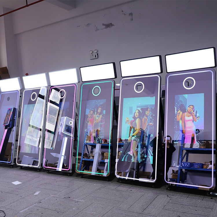 DSLR Camera Magic Mirror Photo Booth Touch Screen Led Frame Photo Booth P(Contact to place an order）