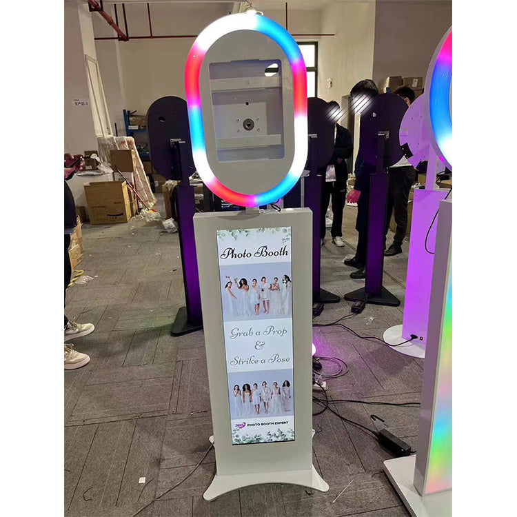 LCD Display 37 inch ipad Booth with DSLR Camera Holder with RGB Led Light(Contact to place an order)