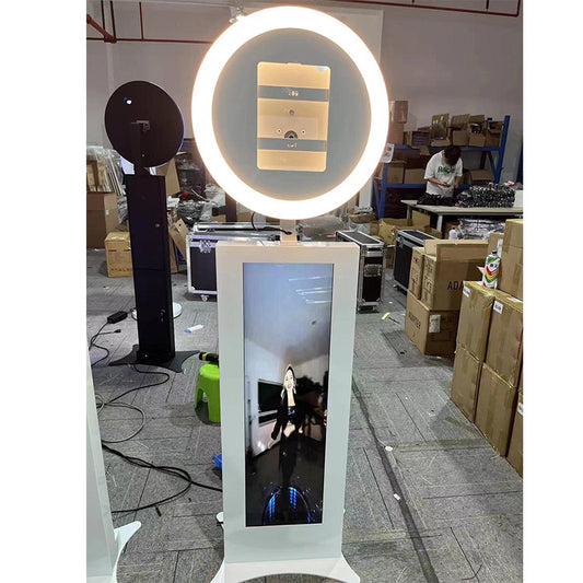 LCD Display 37 inch ipad Booth with DSLR Camera Holder with RGB Led Light(Contact to place an order)