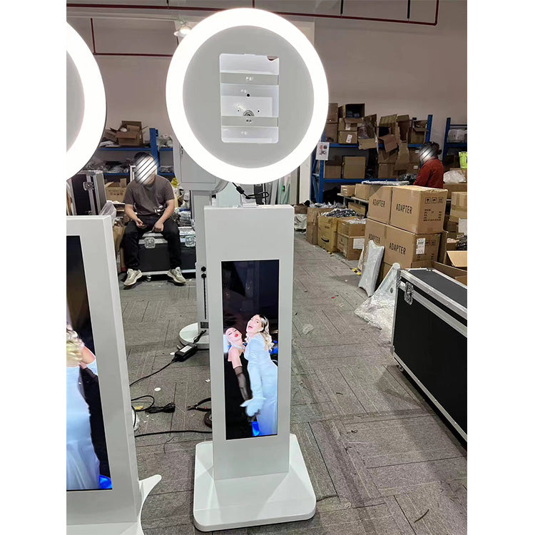 LCD Display 37 inch ipad Booth with DSLR Camera Holder with RGB Led Light(Contact to place an order)