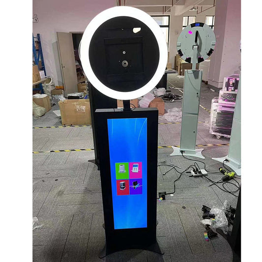 Self Service Display Photo Booth For Wedding Party Touch Screen Led Frame Photo Booth(Contact to place an order)