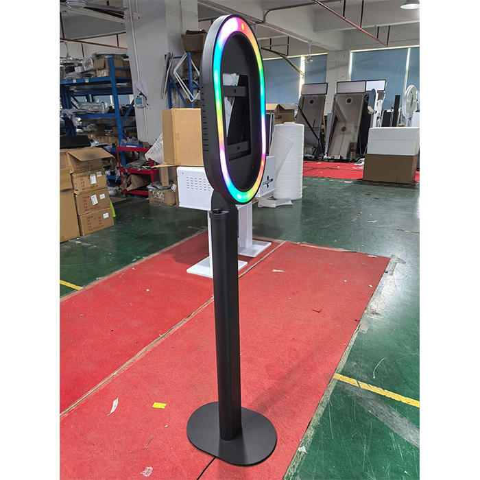 Selfie Portable Photo Booth  for Party and Wedding Oval Portable ipad Photo Booth with Tilted Head Design(Contact to place an order)