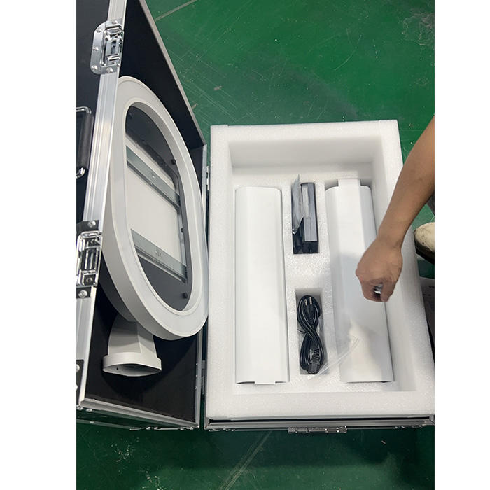 Selfie Portable Photo Booth  for Party and Wedding Oval Portable ipad Photo Booth with Tilted Head Design(Contact to place an order)
