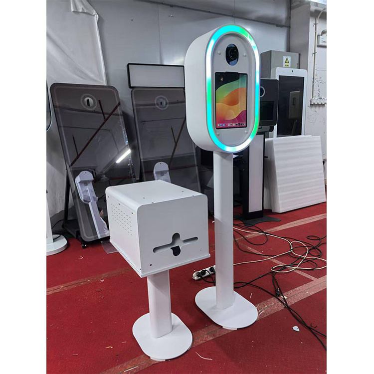Photo Booth  for Party and Wedding Oval Portable Salsa IPad DSLR Photo Booth for Event(Contact to place an order)