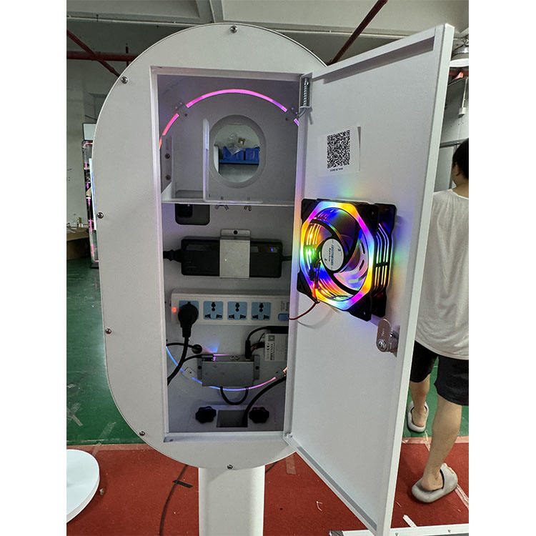 Photo Booth  for Party and Wedding Oval Portable Salsa IPad DSLR Photo Booth for Event(Contact to place an order)