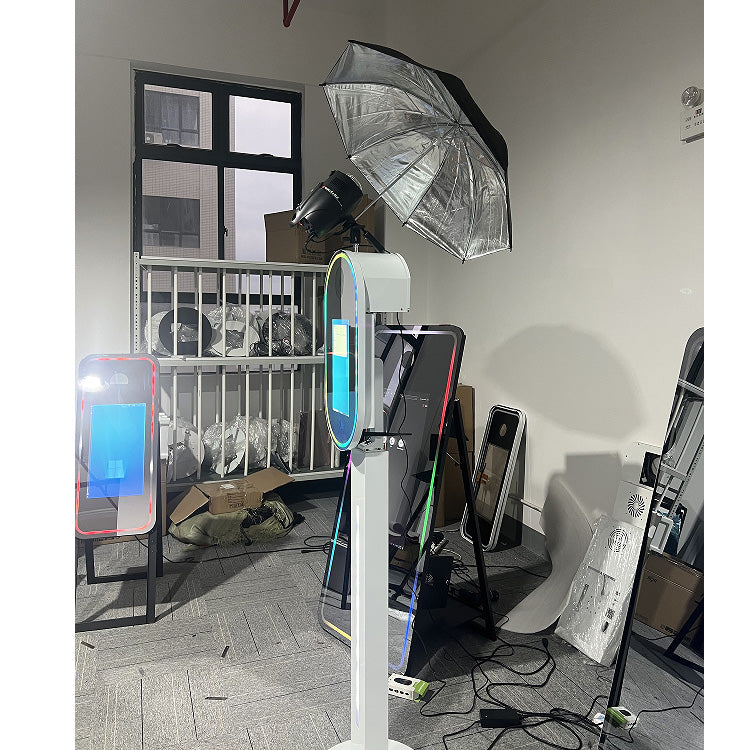 13.3 inch Portable Selfie Photo Booth Wedding New Selfie Platform Magic Mirror Photobooth for Party(Contact to place an order)