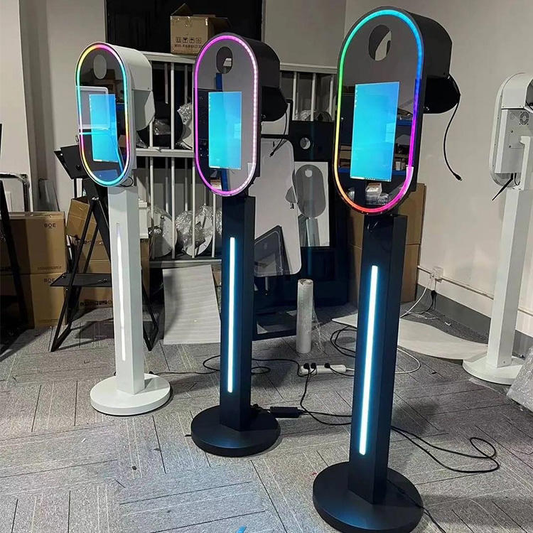 13.3 inch Portable Selfie Photo Booth Wedding New Selfie Platform Magic Mirror Photobooth for Party(Contact to place an order)