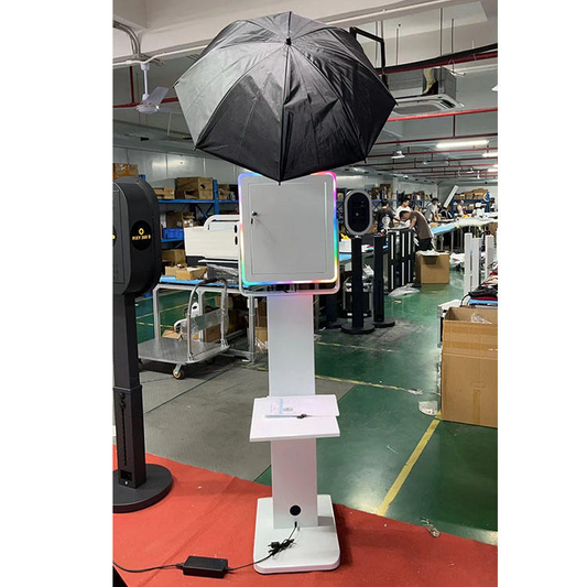 Mirror Selfie Portable Square Head Surface & iPad  Photo Booth with Printer Shelf Wedding Photo Booth(Contact to place an order)