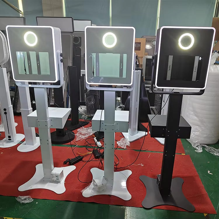 Square Head Surface & iPad  Photo Booth with Printer Shelf Wedding Photo Booth(Contact to place an order)