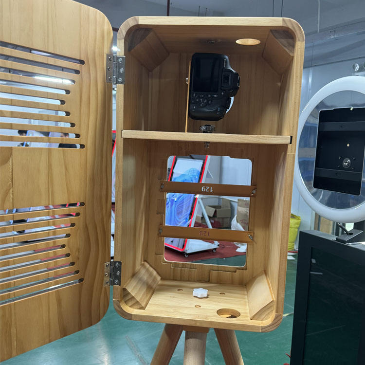 Wood Material iPad DSLR Selfie Wedding and Birthday Photo Booth For Party(Contact to place an order)