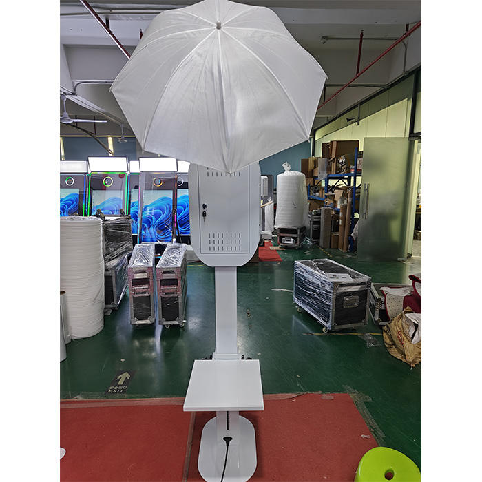 Portable Selfie Photo Booth Wedding  for Party iPad DSLR Photo Booth with Printer Shelf Attached（Contact to place an order）