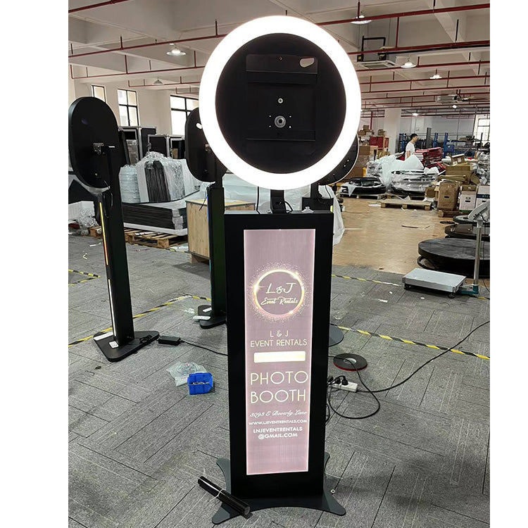 Photobooth Mirror Selfie Portable Ipad Photo Exhibition Booth Design Selfie Mirror Booths With Camera and Printer Party(Contact to place an order）