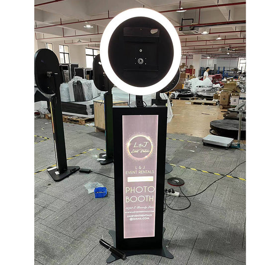 Photobooth Mirror Selfie Portable Ipad Photo Exhibition Booth Design Selfie Mirror Booths With Camera and Printer Party(Contact to place an order）