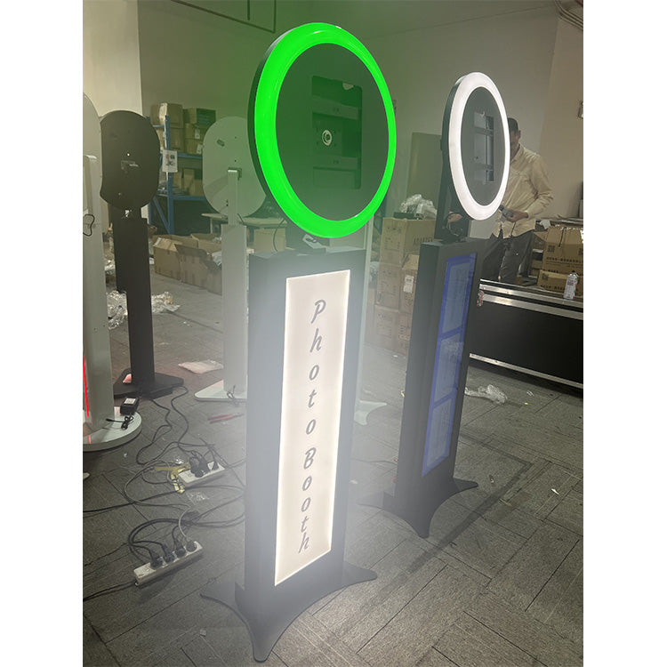 Photobooth Mirror Selfie Portable Ipad Photo Exhibition Booth Design Selfie Mirror Booths With Camera and Printer Party(Contact to place an order）