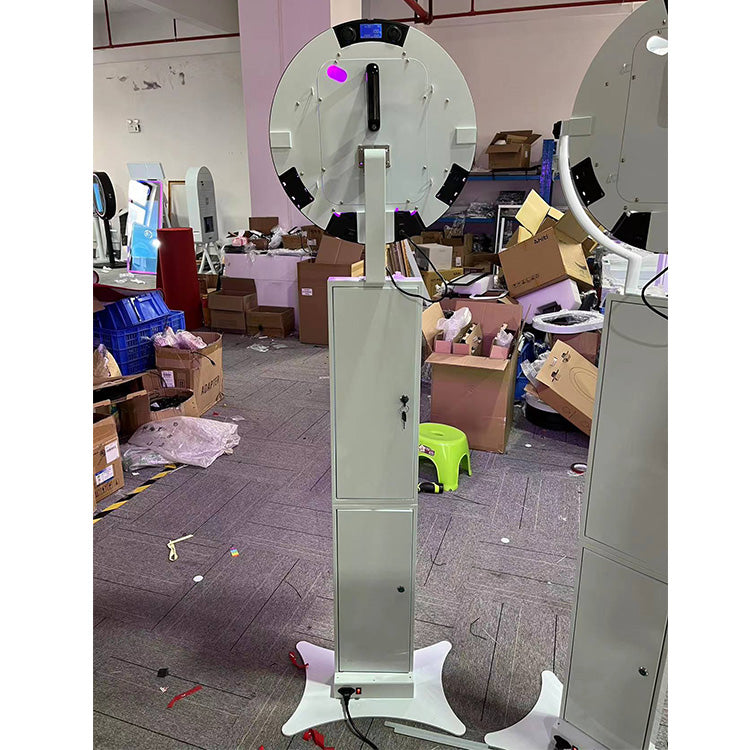 Trade Show Booth Display With 2body Led Stand Spray Painting Photo Booth for Party（Contact to place an order）
