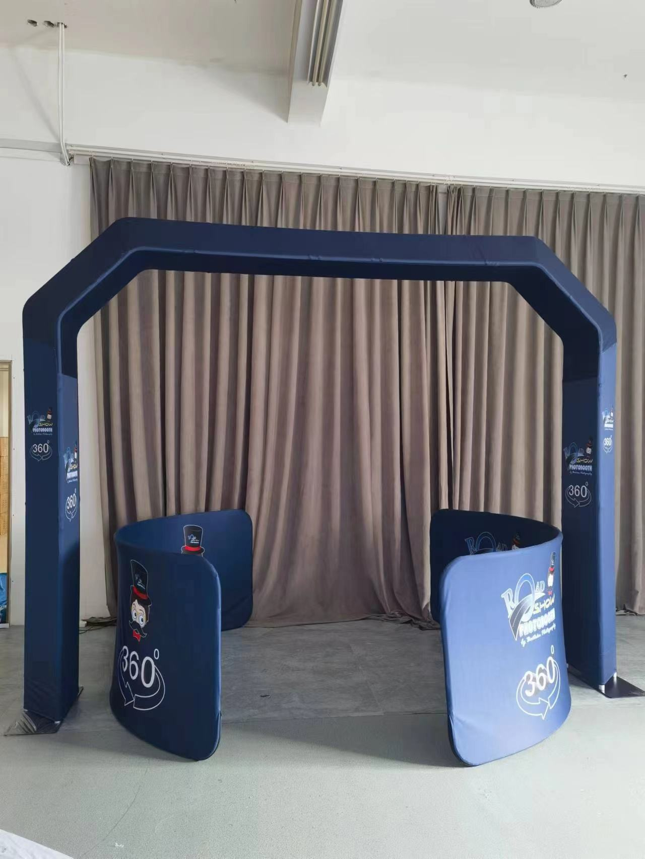 Overhead Spin 360 Photo Booth with Free Custom LOGO for Wedding（Contact to place an order）